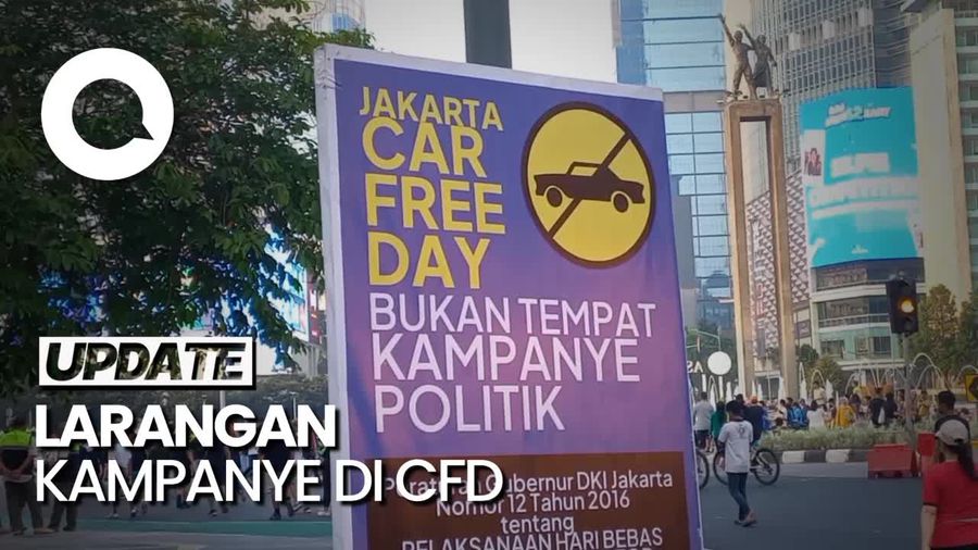 Ketua Bawaslu: CFD Bukan Arena Kampanye, Kalau Olahraga Silakan