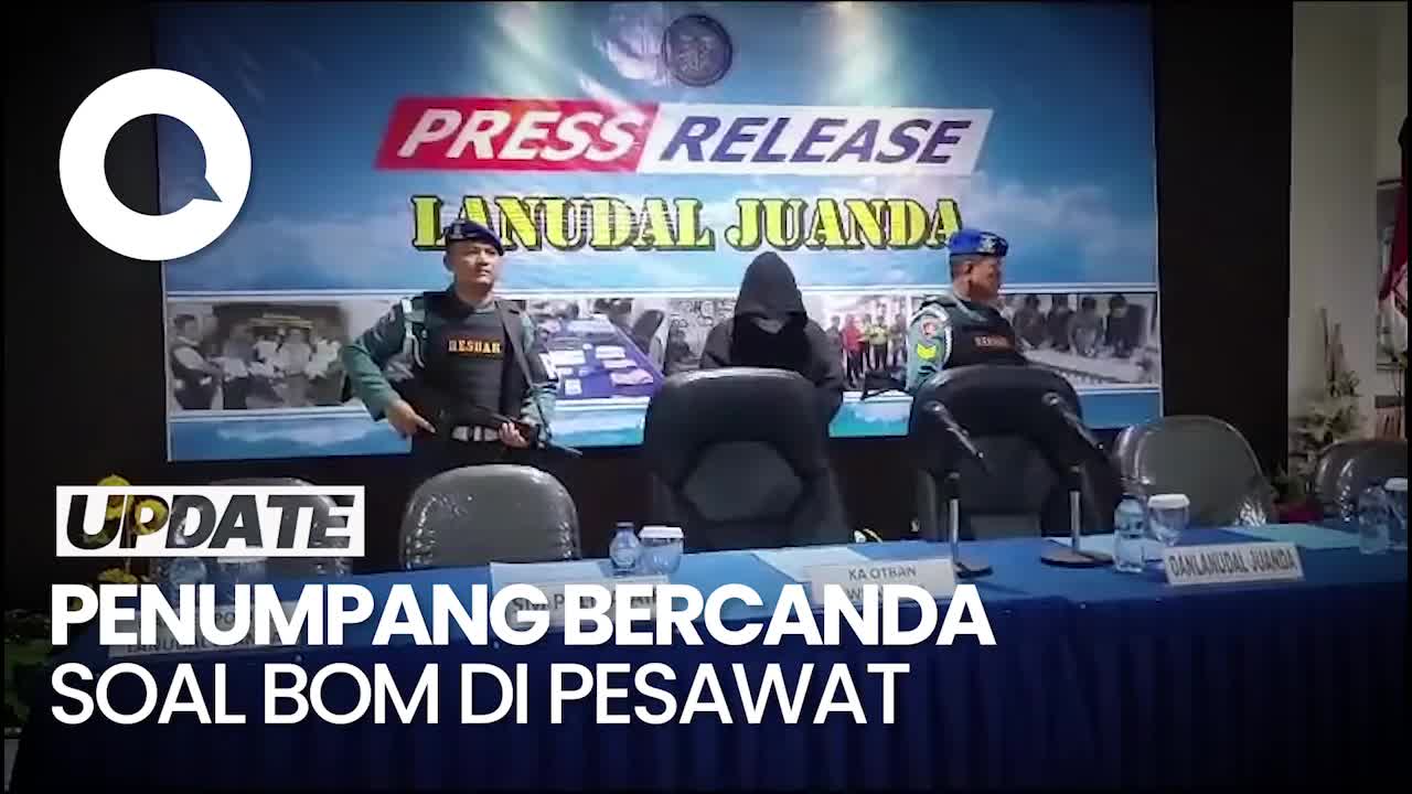 Tampang Penumpang Pelita Air Yang Bercanda Soal Bom