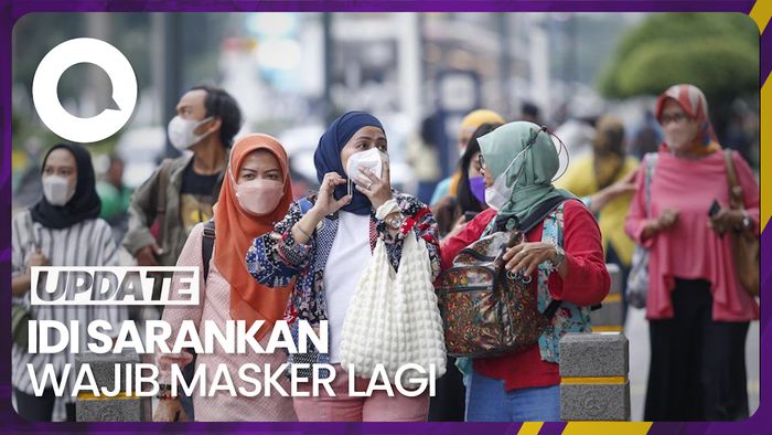 IDI Sarankan Wajib Masker Lagi Gegara Covid-19 RI Ngegas