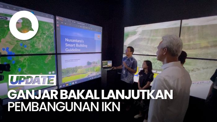 Kunjungi IKN, Ganjar Tegaskan Bakal Lanjutkan