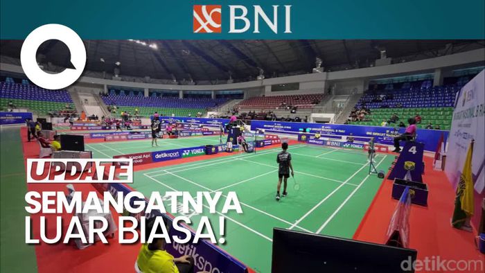 Antusiasnya Para Pebulutangkis Muda di BNI Sirnas B Riau