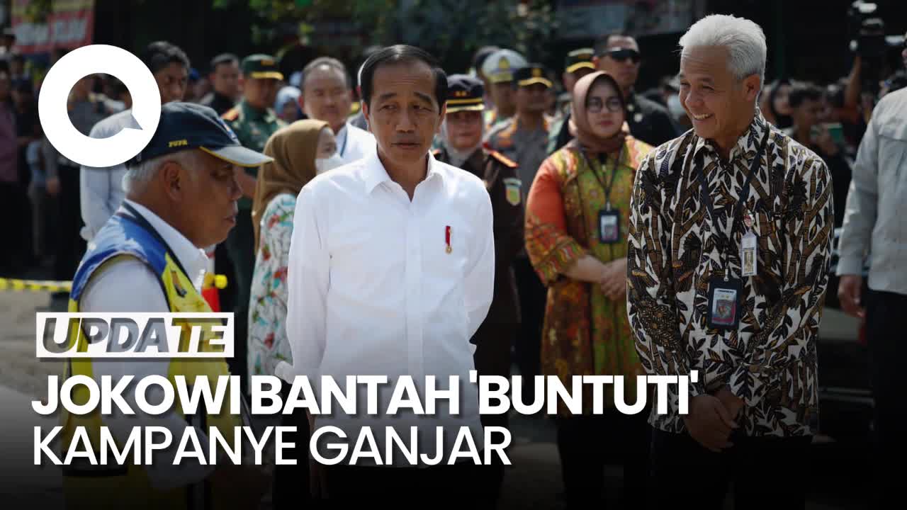 Jokowi Bantah 'Buntuti' Kampanye Ganjar: Terencana Jauh-jauh Hari