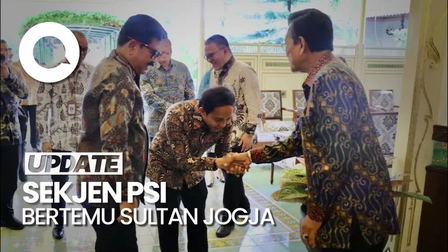 Momen Sekjen PSI Sowan ke Sultan Jogja