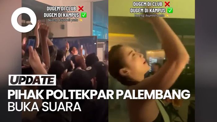 Heboh Dugem di Kampus Poltekpar Palembang, DJ Sinta Minta Maaf