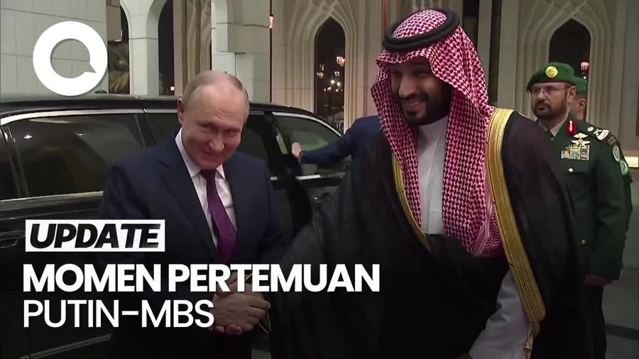 Putin Bertemu Putra Mahkota Saudi MBS, Bahas Produksi Minyak dan Gaza