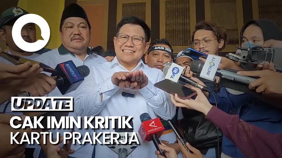 Cak Imin Kritik Kartu Prakerja: Lah Kok Nonton Youtube Dibayar