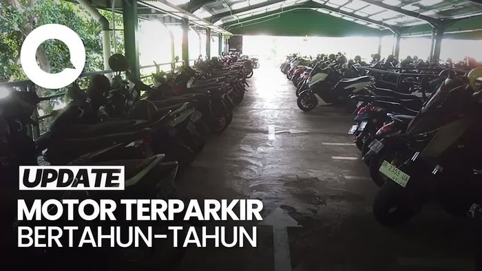 Penampakan Ratusan Motor Terparkir Menahun di Bandara Bali