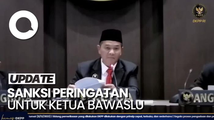 Ketua dan 2 Anggota Bawaslu Kena Sanksi Peringatan!