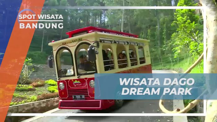 Keliling Naik Kereta Wisata di Dago Dream Park Bandung