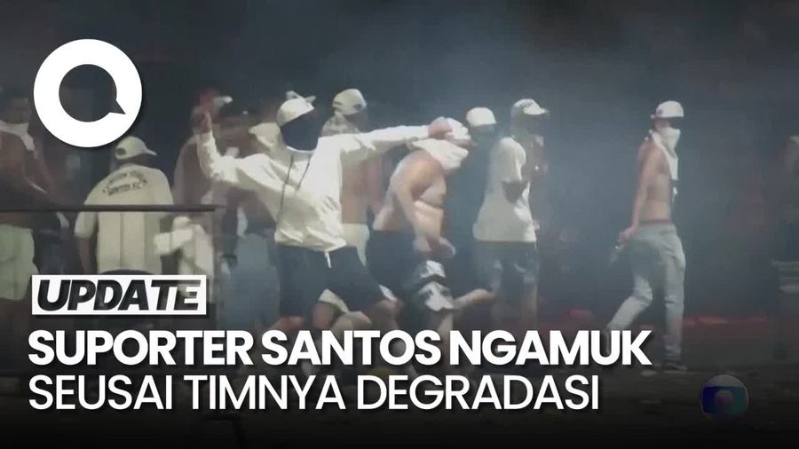 Kerusuhan Meletus di Brasil Setelah Santos Terdegradasi