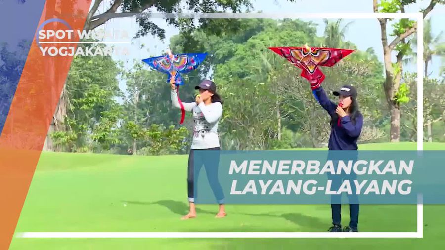 Momen Seru Menerbangkan Layang-layang di Penginapan Yogyakarta 