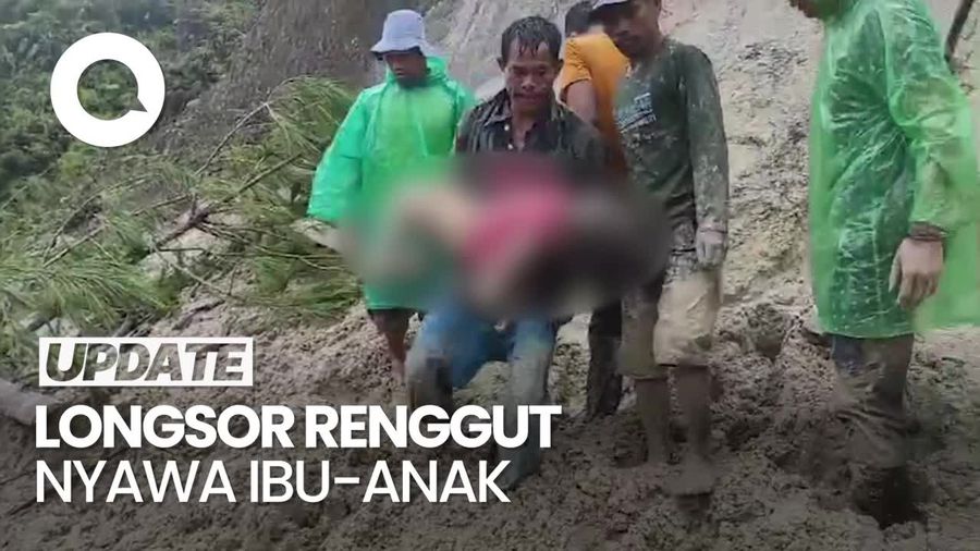 Nahas Ibu-Anak di Taput Tewas Tertimpa Longsor saat Berteduh di Saung