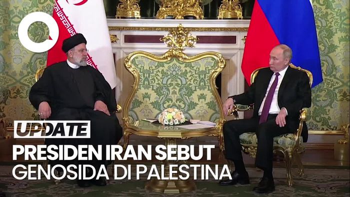 Temui Putin di Moskow, Presiden Iran: Yang Terjadi di Gaza adalah Genosida