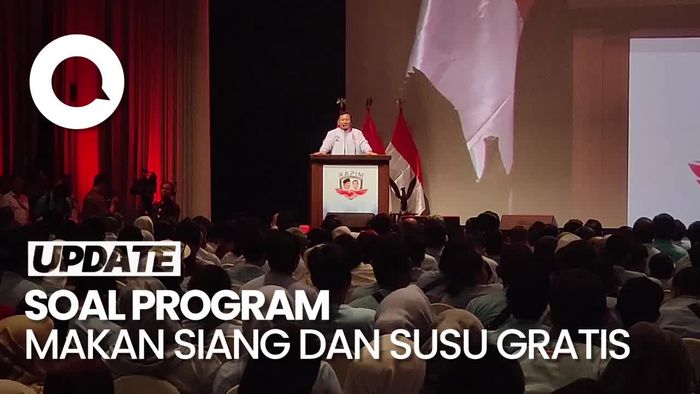 Prabowo Heran Ada yang Nyinyir soal Program Makan Siang-Susu Gratis