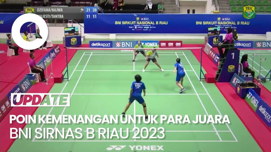 Banyak Laga Seru di Sajikan oleh Pebulutangkis Muda di Sirnas B Riau