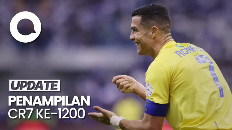 Cristiano Ronaldo Catatkan Laga ke-1200 dengan Gol dan Assist