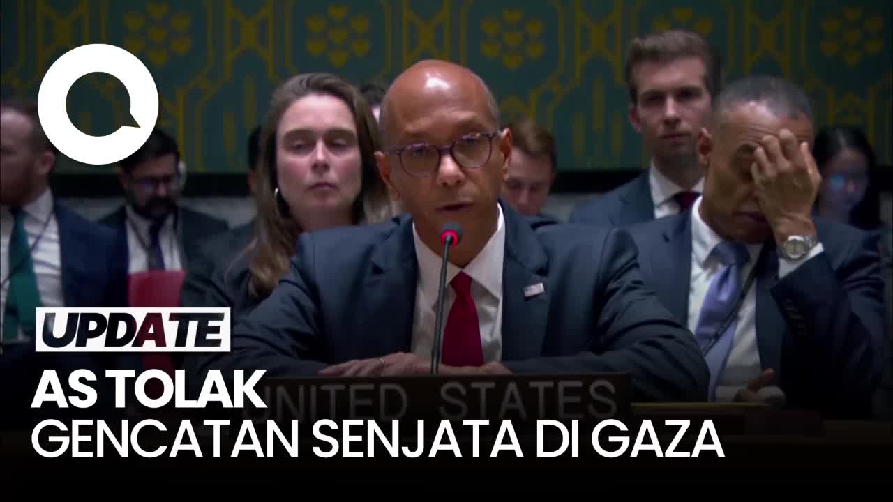 AS Gunakan Veto Resolusi PBB Tolak Genjatan Senjata Di Gaza