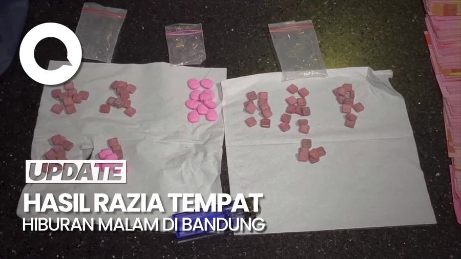 Polisi Temukan 108 Butir Ekstasi saat Merazia Fox Club Bandung