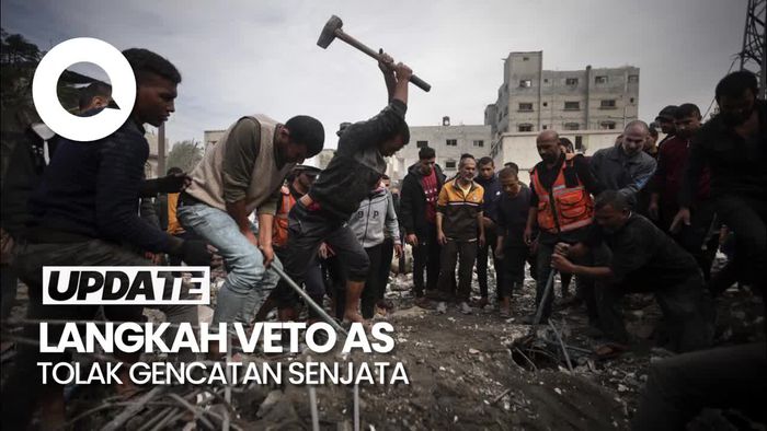 Ini Alasan AS Gunakan Veto Tolak Gencatan Senjata di Gaza