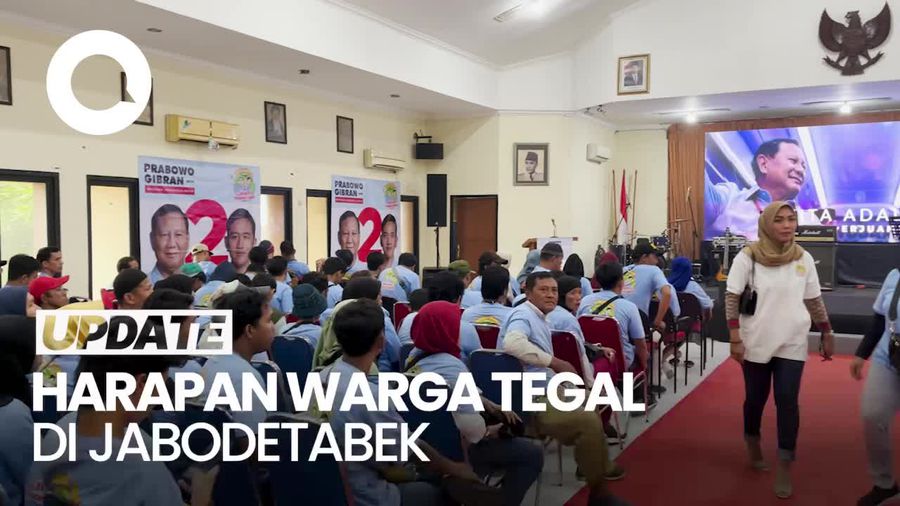 Dukung Prabowo-Gibran, Warga Tegal di Jabodetabek Harap Warteg Tak Digusur