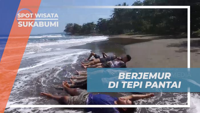 Bersantai Menikmati Angin dan Deburan Ombak Pantai Pelabuhan Ratu, Sukabumi