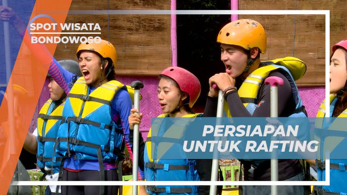 Persiapan Sebelum Menyusuri Jeram Sungai Sampean Baru, Bondowoso