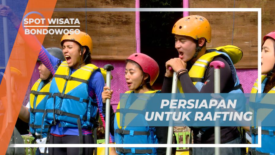 Persiapan Sebelum Menyusuri Jeram Sungai Sampean Baru, Bondowoso