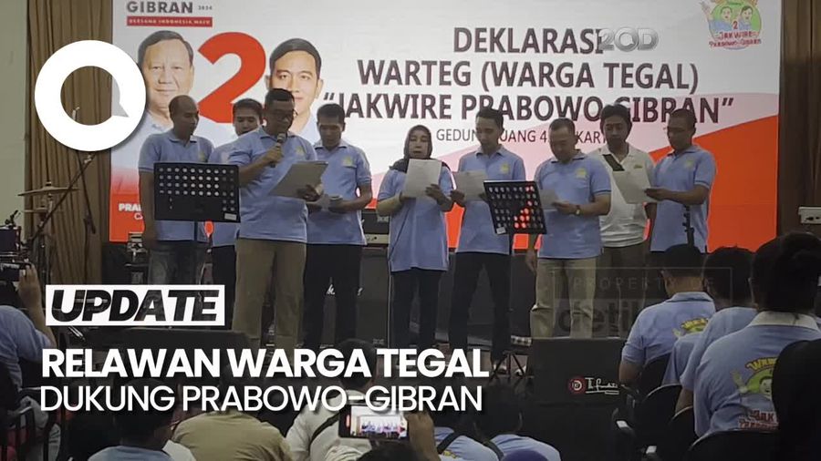 Prabowo-Gibran Dapat Dukungan Warga Tegal Jabodetabek Jakwire