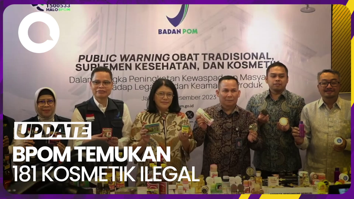 BPOM Temukan Kandungan K3-K10 Pemicu Kanker di Kosmetik Ilegal