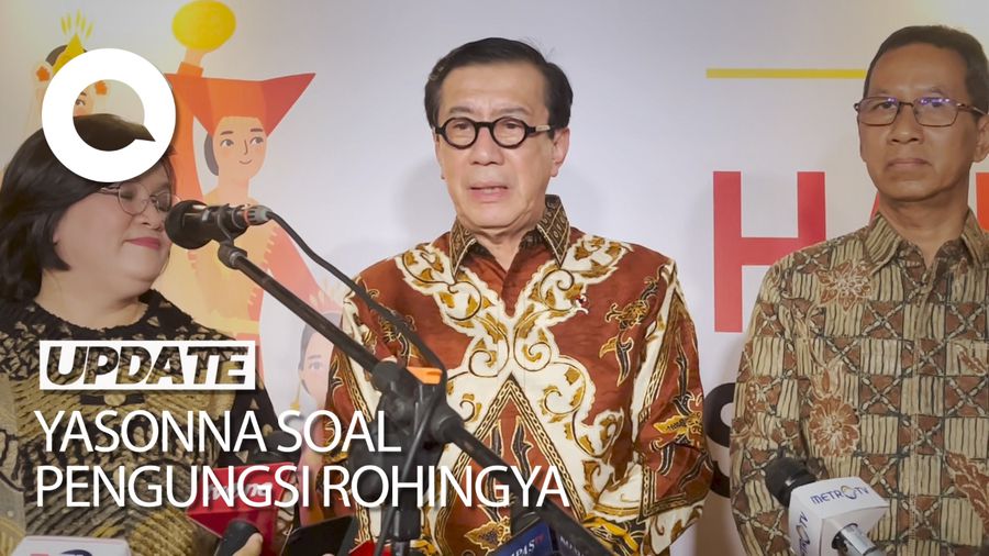 Yasonna Buka Suara soal Pengungsi Rohingya: Mereka Korban Mafia