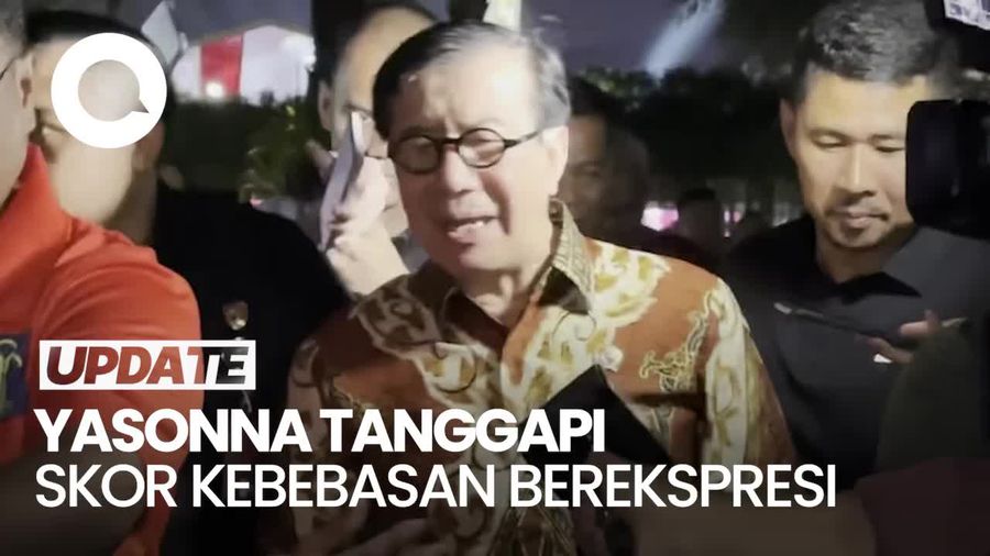 Skor Kebebasan Berekspresi Dinilai Rendah, Yasonna: Terus Ada Perbaikan