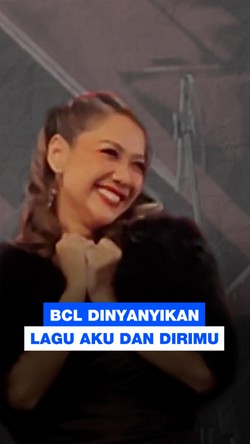 Ekspresi BCL Dinyanyikan Aku dan Dirimu Sebagai Ucapan Pernikahan