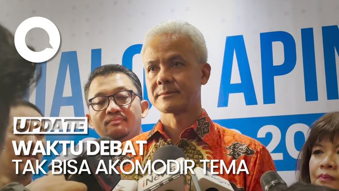 Ganjar Nilai Waktu Debat Capres Tak Bisa Akomodir Seluruh Tema