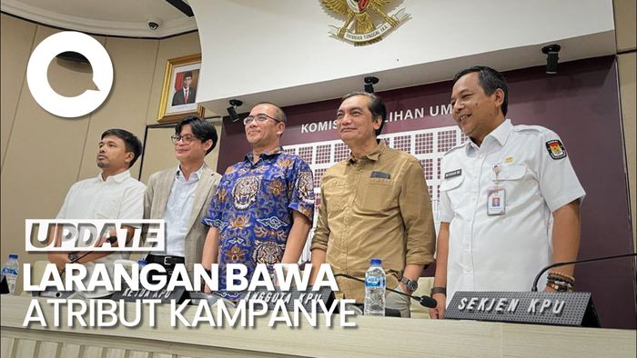 KPU: Pendukung Para Paslon Dilarang Bawa Atribut Kampanye