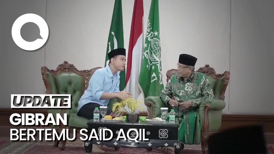 Sowan ke Ponpes Said Aqil di Jagakarsa, Gibran Dapat Wejangan-Doa