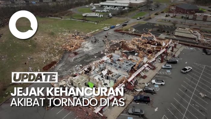AS Porak-poranda Diterjang Tornado, 6 Warga Tennessee Tewas