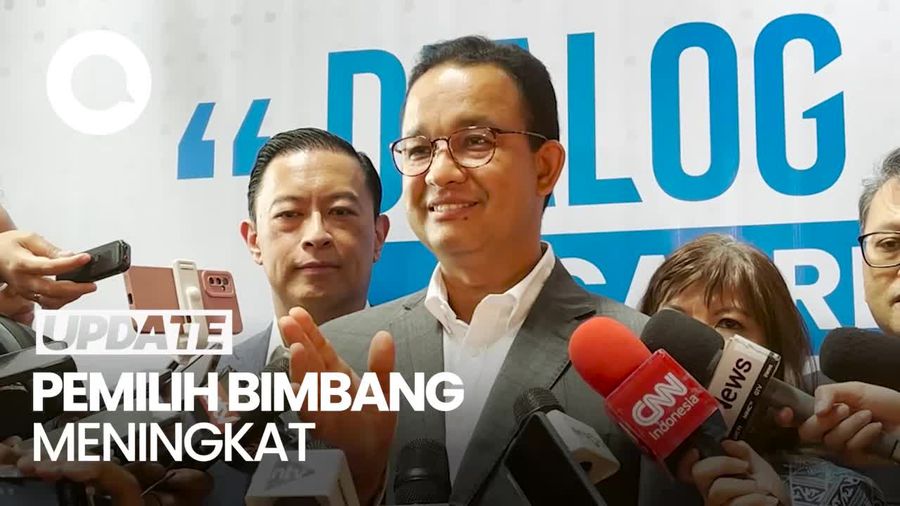 Hasil Survei Litbang Kompas Ungkap Pemilih Bimbang Meningkat, Ini Kata Anies