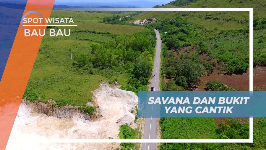 Menikmati Keindahan Savana dan Bukit Dalam Perjalanan, Baubau