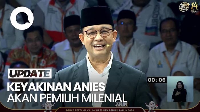 Anies Yakin Milenial Pilih Capres yang Serius, Bukan Main-main