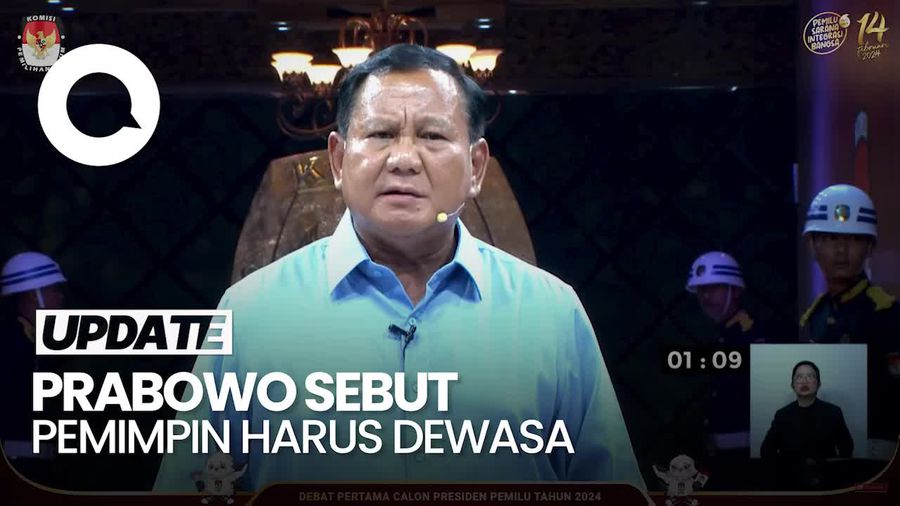 Prabowo Sampaikan Visi Misi: Kita Perbaiki Apa yang Harus Diperbaiki