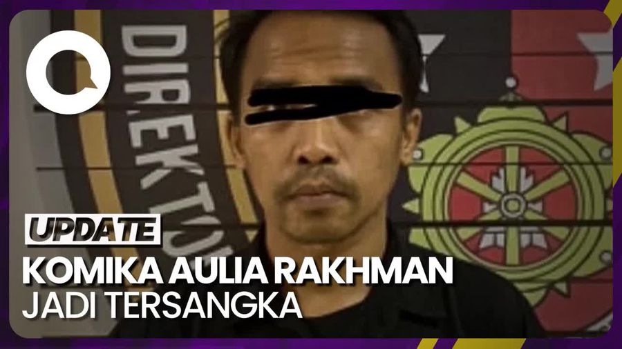 Komika Aulia Rakhman Ditahan Seusai Jadi Tersangka Penistaan Agama