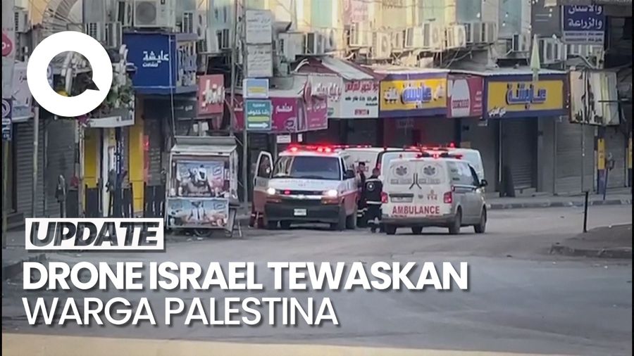 4 Warga Palestina Tewas oleh Serangan Drone Israel di Tepi Barat