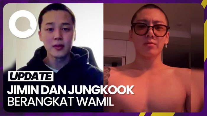 Jimin dan Jungkook BTS Berangkat Wamil, Beri Salam Perpisahan ke ARMY
