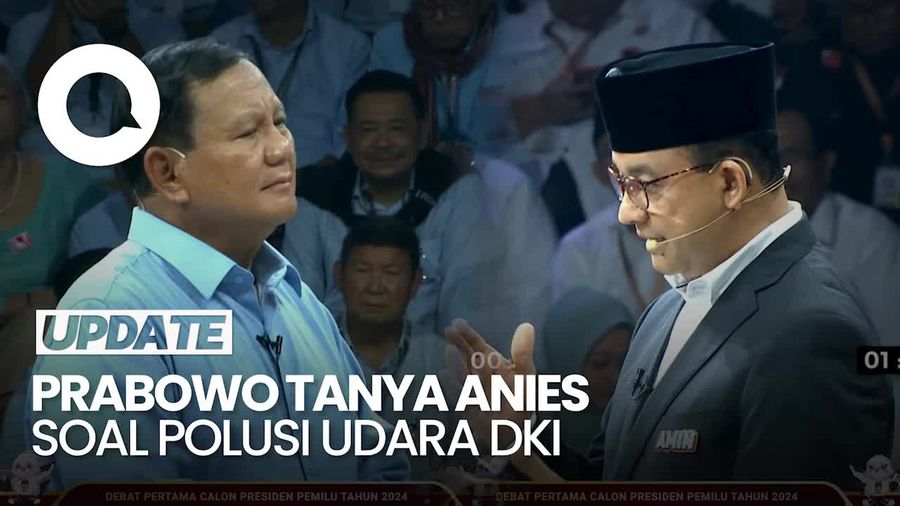 Prabowo Tanya Polusi di DKI, Anies Singgung PLTU: Angin Tak Punya KTP