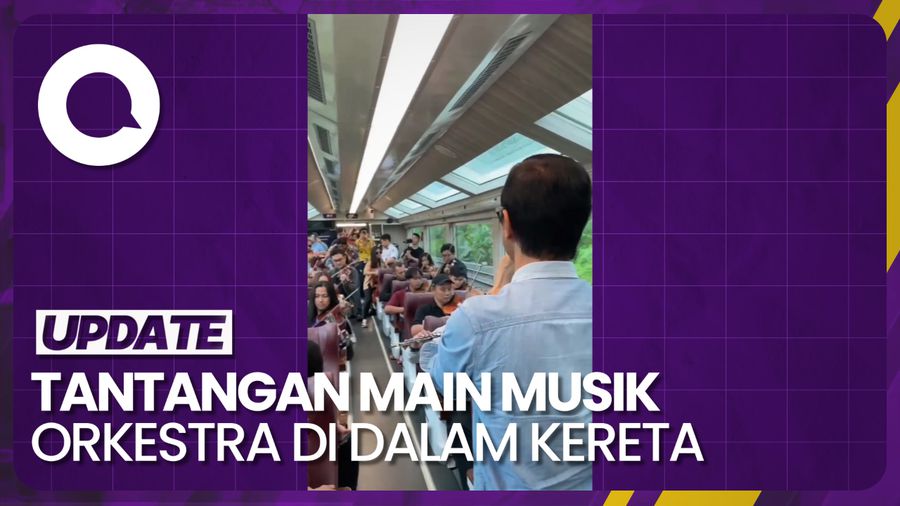 Tantangan Addie MS Mainkan Musik Orkestra di Kereta