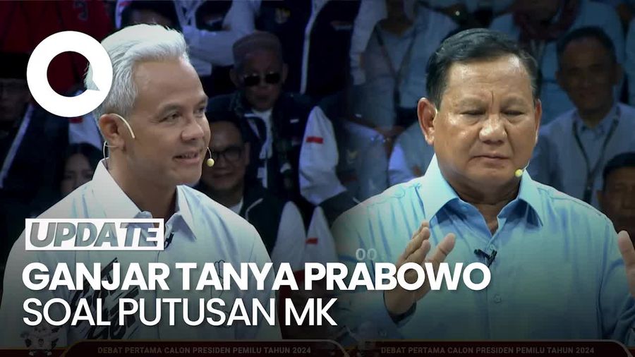 Saat Prabowo Jawab Pertanyaan Ganjar soal Putusan MK