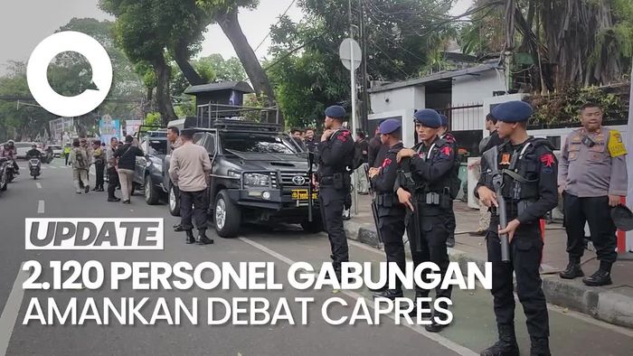 Kawal Debat Capres, Polisi Kerahkan 2.120 Aparat Gabungan
