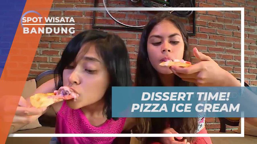 Pizza Ice Cream, Paduan Dessert Unik nan Lezat di Bandung