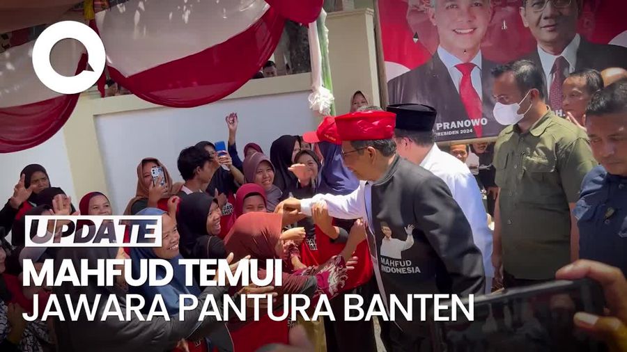 Di Depan Jawara Banten, Mahfud: Awasi Saya, Silakan Dikritik