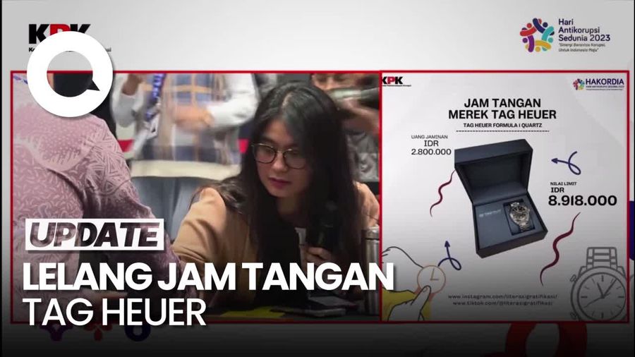 Nadine Dapat Jam Tag Heuer di Lelang KPK dengan Tambah Limit Rp 2.000